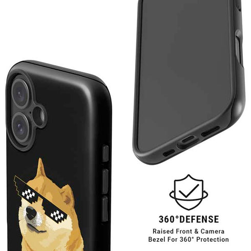Doge Coin Crypto iPhone 16 Plus Magsafe Impact Case